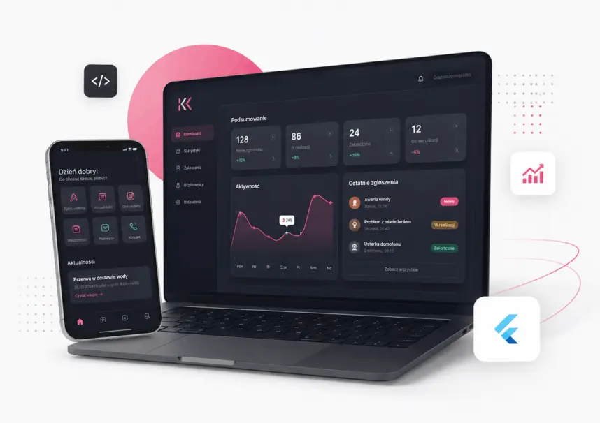flutter aplikacje mobilne strony internetowe systemy dedykowane